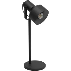 Eglo Tischlampe Casibare Schwarz Stahl 12 cm 49 cm - Tischlampe