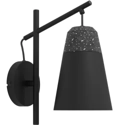 Eglo Wandlampe Canterras Schwarz Stahl 0 cm 32 cm - Wandlampe