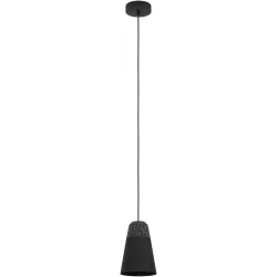 Eglo Pendellampe Canterras Schwarz Stahl 15 cm 110 cm - Pendellampe