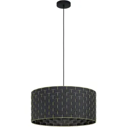 Eglo Pendellampe Marasales Schwarz Stahl 55 cm 110 cm - Pendellampe