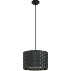 Eglo Pendellampe Marasales Schwarz Stahl 38 cm 110 cm - Pendellampe