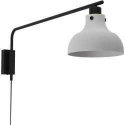 Eglo Wandlampe Matlock Grau/Schwarz Stahl 0 cm 25 cm - Wandlampe