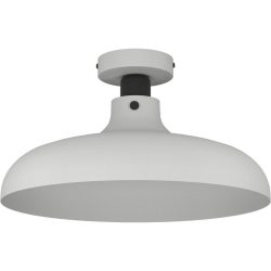 Eglo Deckenlampe Matlock Grau/Schwarz Stahl 38 cm 21 cm - Deckenlampe