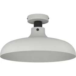 Eglo Deckenlampe Matlock Grau/Schwarz Stahl 38 cm 21 cm - Deckenlampe