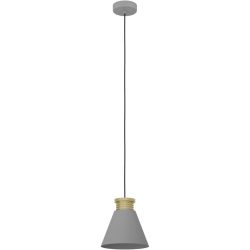 Eglo Pendellampe Twicken Gold/Grau Stahl 22 cm 110 cm - Pendellampe