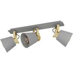 Eglo Spot Twicken Gold/Grau Stahl 20.5 cm 17.5 cm - Spot