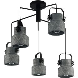 Eglo Pendellampe Hilcott Schwarz Stahl 67.5 cm 150 cm - Pendellampe