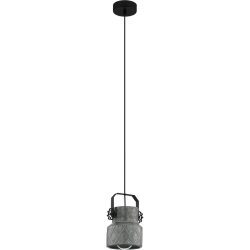 Eglo Pendellampe Hilcott Schwarz Stahl 14.5 cm 110 cm - Pendellampe