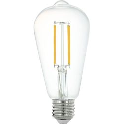 Eglo Leuchtmittel LEDE27 Glas E27 6 W - Farbe: Transparent - LED - Lichtfarbe: Helles Neutralweiss - Leuchtmittel- LED Leuchtmittel