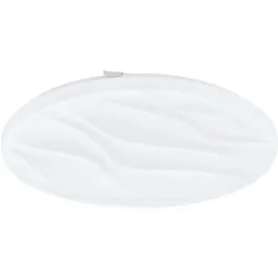 Eglo Deckenlampe Benariba Weiss Stahl 44 cm 7 cm - LED - Lichtfarbe: Warmweiss - Deckenlampe- LED Energiesparlampe