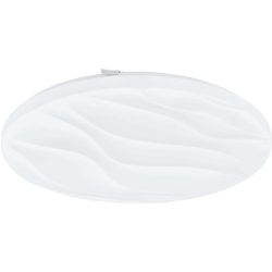 Eglo Deckenlampe Benariba Weiss Stahl 44 cm 7 cm - LED - Lichtfarbe: Warmweiss - Deckenlampe- LED Energiesparlampe