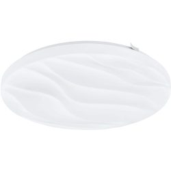 Eglo Deckenlampe Benariba Weiss Stahl 33 cm 6.5 cm - LED - Lichtfarbe: Warmweiss - Deckenlampe- LED Energiesparlampe