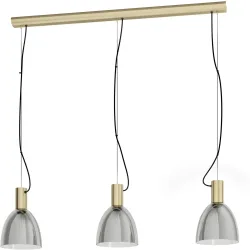 Eglo Pendellampe Lebalio Braun Stahl 19.5 cm 110 cm - Pendellampe
