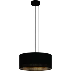 Eglo Pendellampe Esteperra Schwarz Stahl 53 cm 110 cm - Pendellampe