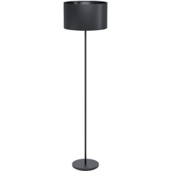 Eglo Stehlampe Maserlo 1 Schwarz Stahl 38 cm 151.5 cm - Stehlampe