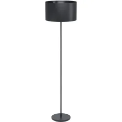 Eglo Stehlampe Maserlo 1 Schwarz Stahl 38 cm 151.5 cm - Stehlampe