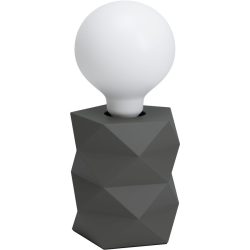Eglo Tischlampe Swarby Grau Zement 10 cm 12 cm - Tischlampe