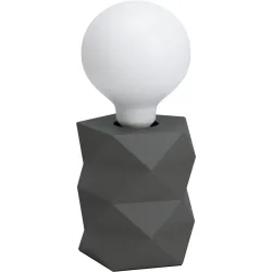 Eglo Tischlampe Swarby Grau Zement 10 cm 12 cm - Tischlampe