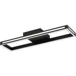 Eglo Deckenlampe Salvilanas-Z Schwarz Aluminium/Stahl 20 cm 7.5 cm - LED - Lichtfarbe: Extra warmweiss - Kaltes Tagesweiss - Deckenlampe- LED