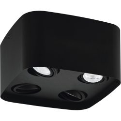 Eglo Deckenlampe Caminales-Z Schwarz Stahl 24 cm 12 cm - LED - Deckenlampe- LED Energiesparlampe
