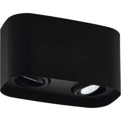 Eglo Deckenlampe Caminales-Z Schwarz Stahl 12.5 cm 12 cm - LED - Deckenlampe- LED Energiesparlampe
