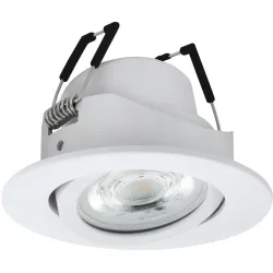 Eglo Spot Saliceto-Z Weiss Aluminium 8.8 cm 4.6 cm - LED - Lichtfarbe: Extra warmweiss - Kaltes Tagesweiss - Spot- LED Energiesparlampe