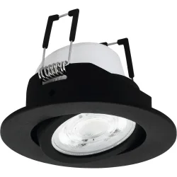Eglo Spot Saliceto-Z Schwarz Aluminium 8.8 cm 4.6 cm - LED - Lichtfarbe: Extra warmweiss - Kaltes Tagesweiss - Spot- LED Energiesparlampe