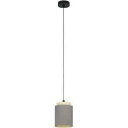 Eglo Pendellampe Albariza Braun/Schwarz Stahl/Holz 16 cm 110 cm - Material: Holz/Stahl - Pendellampe