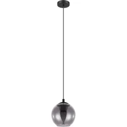 Eglo Pendellampe Ariscani Schwarz Stahl 20 cm 110 cm - Pendellampe