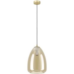 Eglo Pendellampe Alobrase Stahl 30 cm 110 cm - Farbe: messing - Pendellampe