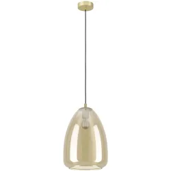 Eglo Pendellampe Alobrase Stahl 30 cm 110 cm - Farbe: messing - Pendellampe