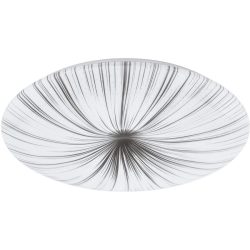 Eglo Deckenlampe Nieves Weiss Stahl 51 cm 7 cm - LED - Lichtfarbe: Warmweiss - Deckenlampe- LED Energiesparlampe