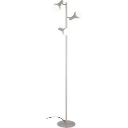 Stehlampe Dea Grau Metall 26 cm 160 cm - Stehlampe