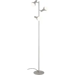 Stehlampe Dea Grau Metall 26 cm 160 cm - Stehlampe