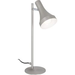 Tischlampe Dea Silber Metall 13 cm 38 cm - Farbe: Nickel matt - Tischlampe