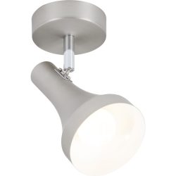 Spot Dea Grau Metall 14 cm 16.8 cm - Farbe: Nickel matt - Spot