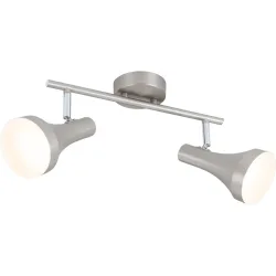 Spot Dea Grau Metall 35 cm 16.8 cm - Farbe: Nickel matt - Spot