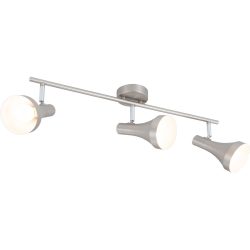 Spot Dea Grau Metall 60 cm 16.8 cm - Farbe: Nickel matt - Spot
