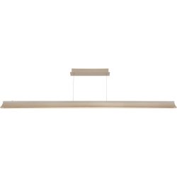 Pendellampe Gambia Grau Metall 154 cm 120 cm - LED - Lichtfarbe: Extra warmweiss - Helles Neutralweiss - Pendellampe- LED Energiesparlampe
