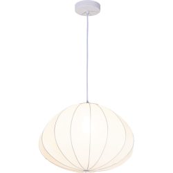 Pendellampe Mykka Weiss Kunststoff/Metall 45 cm 120 cm - Material: Metall/Kunststoff - Pendellampe