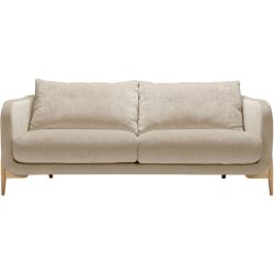 Sofa Leya Beige Stoff 175 cm 97 cm - Farbe: natur - Sofa