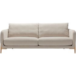 Sofa Leya Beige Stoff 215 cm 97 cm - Farbe: natur - Sofa