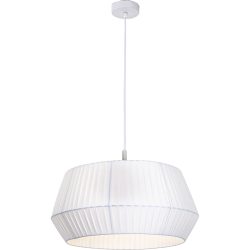 Pendellampe Nasau Weiss Metall/Stoff 50 cm 126 cm - Pendellampe