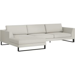 Ecksofa Domino Beige Stoff 310 cm 181 cm - Möbel Konfigurator: Traummöbel individuell zusammenstellen - Ecksofa
