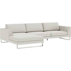 Ecksofa Domino Beige Stoff 310 cm 181 cm - Möbel Konfigurator: Traummöbel individuell zusammenstellen - Ecksofa