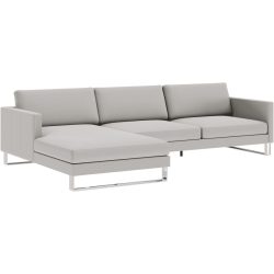 Ecksofa Domino Beige Stoff 286 cm 181 cm - Möbel Konfigurator: Traummöbel individuell zusammenstellen - Ecksofa