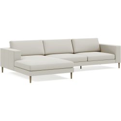 Ecksofa Domino Beige Stoff 310 cm 181 cm - Möbel Konfigurator: Traummöbel individuell zusammenstellen - Ecksofa