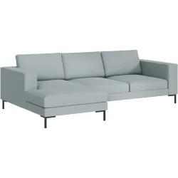 Ecksofa Domino Cyan Stoff 250 cm 151 cm - Farbe: türkis - Möbel Konfigurator: Traummöbel individuell zusammenstellen - Ecksofa