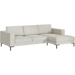 Ecksofa Domino Beige Stoff 250 cm 151 cm - Möbel Konfigurator: Traummöbel individuell zusammenstellen - Ecksofa