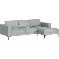 Ecksofa Domino Grün Stoff 250 cm 151 cm - Farbe: Olivgrün - Material: Stoff/Mischgewebe - Möbel Konfigurator: Traummöbel individuell zusammenstellen -